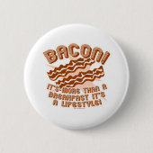 Bacon Lifestyle Ronde Button 5,7 Cm (Voorkant)