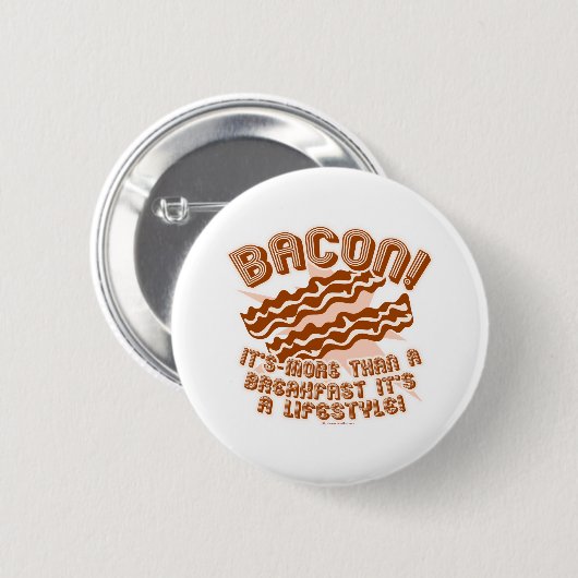 Bacon Lifestyle Ronde Button 5,7 Cm (Voorkant /achterkant)