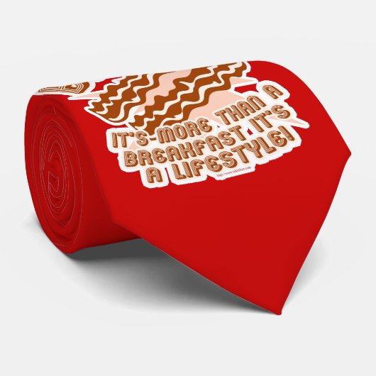 Bacon Lifestyle Stropdas (Opgerold)