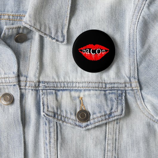 Bacon Lips Ronde Button 5,7 Cm (In situ)