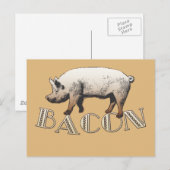 Bacon LOVE Briefkaart (Voorkant / Achterkant)