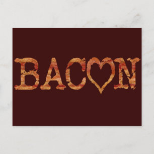 Bacon LOVE Briefkaart
