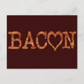 Bacon LOVE Briefkaart (Voorkant)