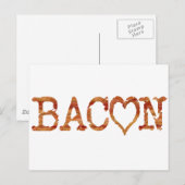 Bacon LOVE Briefkaart (Voorkant / Achterkant)