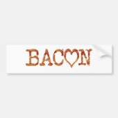 Bacon LOVE Bumpersticker (Voorkant)
