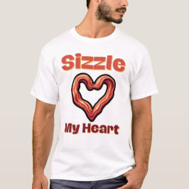 Bacon Love Delight Graphic T-shirt Perfect voor Vo