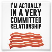 Bacon Love - een serieus Relatie Foto Afdruk (Voorkant)