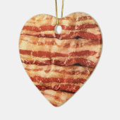 bacon love hart ornament (Links)