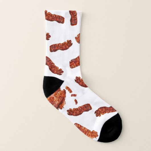 Bacon Lover Crispy Bacon Strips Sokken (Links binnenkant)