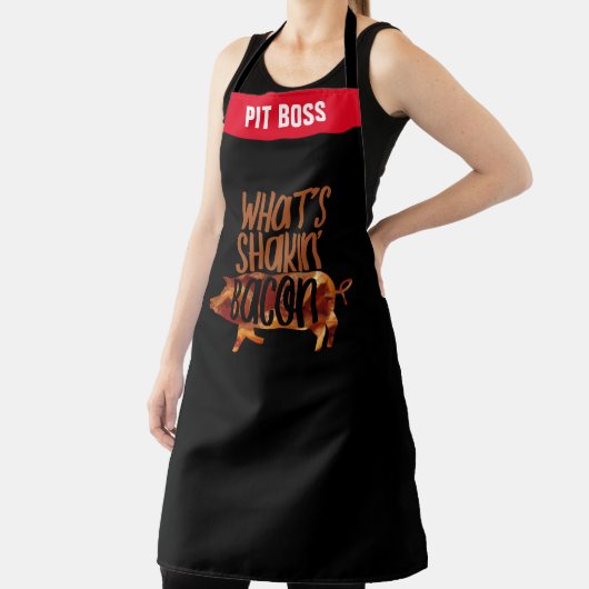 Bacon Lover Funny Grill Chef Schort BBQ Pork Love (Insitu)