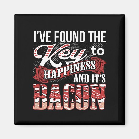 Bacon Lover Gift Magneet (Voorkant)