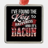 Bacon Lover Gift Metalen Ornament (Voorkant)