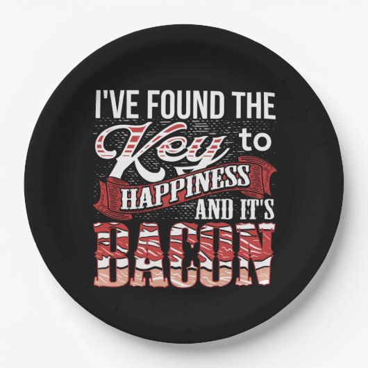 Bacon Lover Gift Papieren Bordje (Voorkant)
