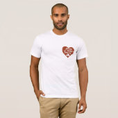 Bacon Lover Shirt - Hart behoort tot varkensvlees (Voorkant volledig)