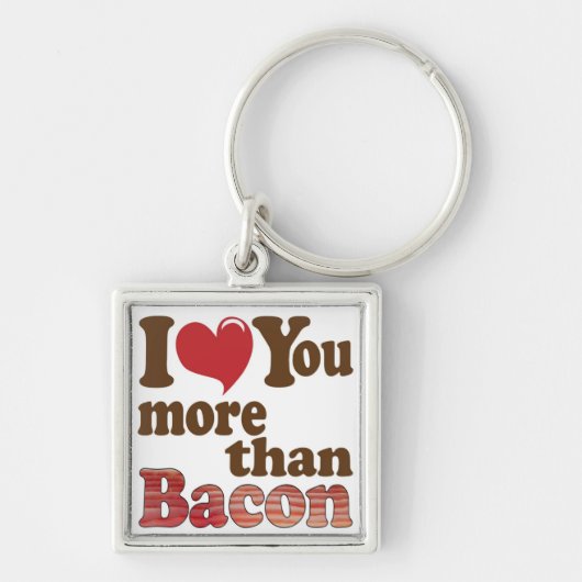Bacon Lover Sleutelhanger (Voorkant)
