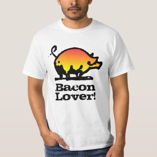 Bacon Lover. T-shirt (Voorkant)