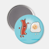 Bacon Loves Eggs Magneet (Voorkant / Achterkant)