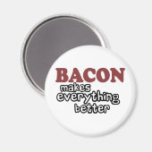 bacon maakt alles beter magneet (Voorkant / Achterkant)