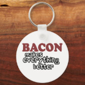 bacon maakt alles beter sleutelhanger (Voorkant)