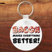 Bacon maakt alles beter sleutelhanger (Voorkant)