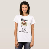 Bacon maakt alles beter t-shirt (Voorkant volledig)