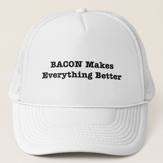 BACON maakt alles beter Trucker Pet (Voorkant)