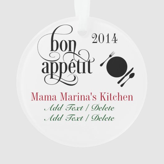 Bacon - mam / restaurant - Ornament - SRF (achterkant)