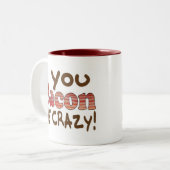 Bacon Maniak Tweekleurige Koffiemok (Voorkant links)