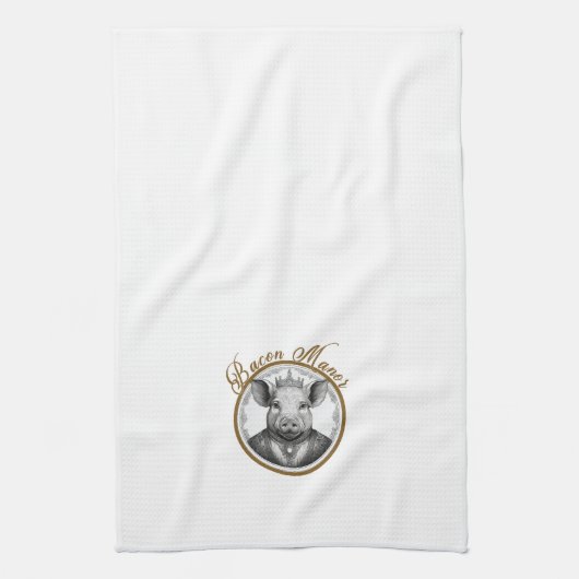 Bacon Manor keukenhanddoeken (Verticaal)