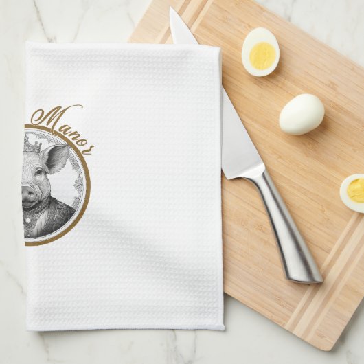 Bacon Manor keukenhanddoeken (Quarter Fold)