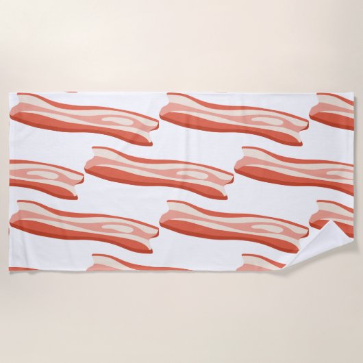 Bacon Me Crazy Towel Strandlaken (Voorkant)