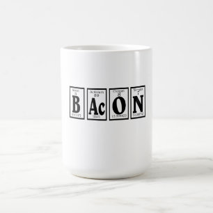 Bacon met je koffie. koffiemok