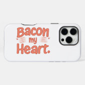 Bacon Mijn Hart iPhone Hoesje (Achterkant horizontaal)