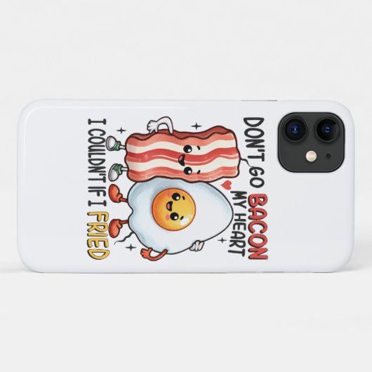 Bacon Mijn Hart Niet Case-Mate iPhone Case (Achterkant (horizontaal))