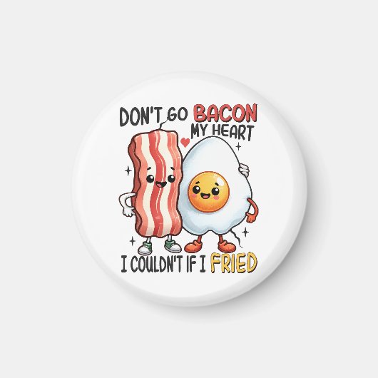 Bacon Mijn Hart Niet Magneet (Voorkant)