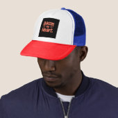 Bacon Mijn Hart Trucker Pet (In situ)
