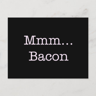 Bacon Mmm Briefkaart
