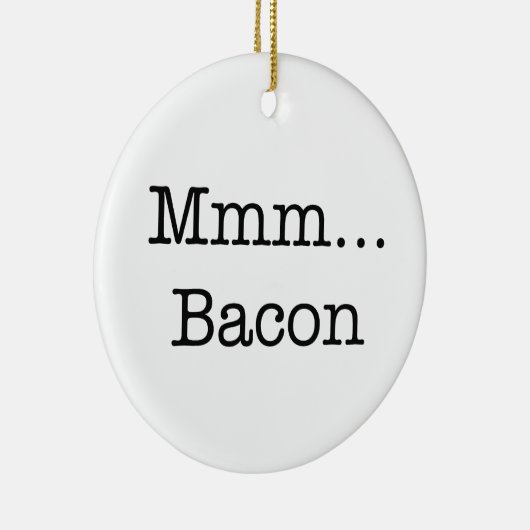 Bacon Mmm Keramisch Ornament (Rechts)