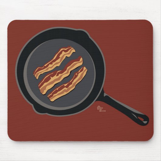 Bacon Mousepad Muismat (Voorkant)