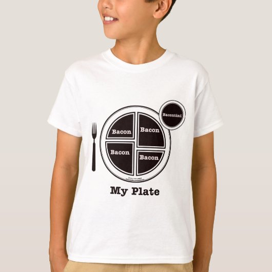 Bacon My Bord T-shirt (Voorkant)