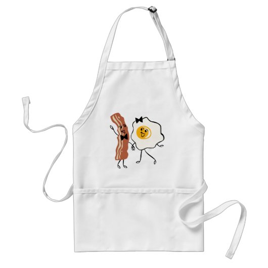 Bacon 'N Egg Lover Apron Standaard Schort (Voorkant)