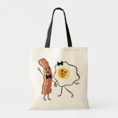 Bacon 'N Egg Lover Canvas tas (Voorkant)