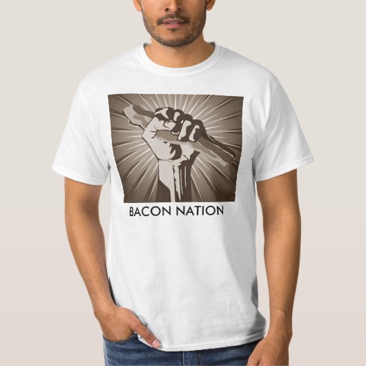 Bacon Nation T-shirt (Voorkant)