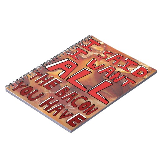 Bacon Notitieboek (Linkerzijde)