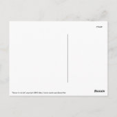 Bacon om lijst te doen briefkaart (Achterkant)