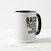 Bacon! Omdat Vegetables Suck Mok (Voorkant rechts)