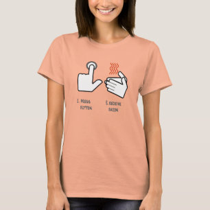 ... bacon ontvangen t-shirt