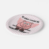 bacon papieren bordje (Gekanteld)