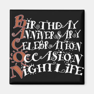 Bacon Party Animal Magneet