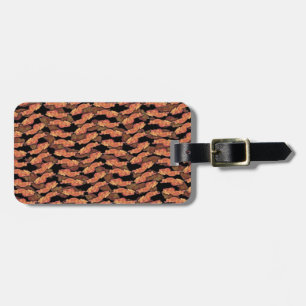 Bacon Pattern Bagagelabel